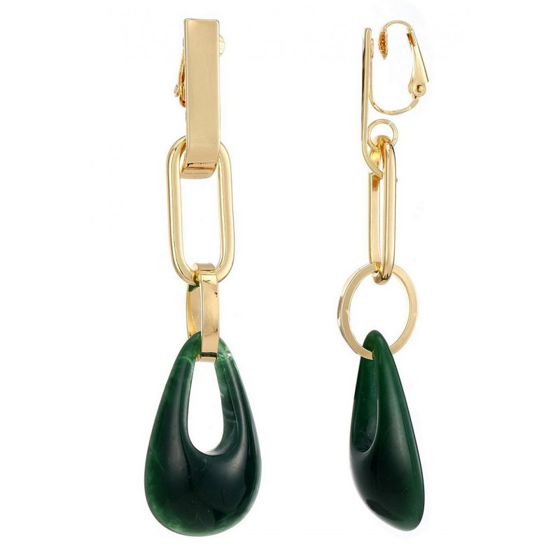 Nosseira - Boucle d'oreille clip Verte