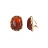 Femie - Boucle d'oreille clip Marron