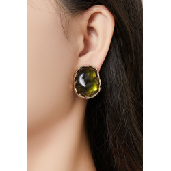 Femie - Boucle d'oreille clip Marron