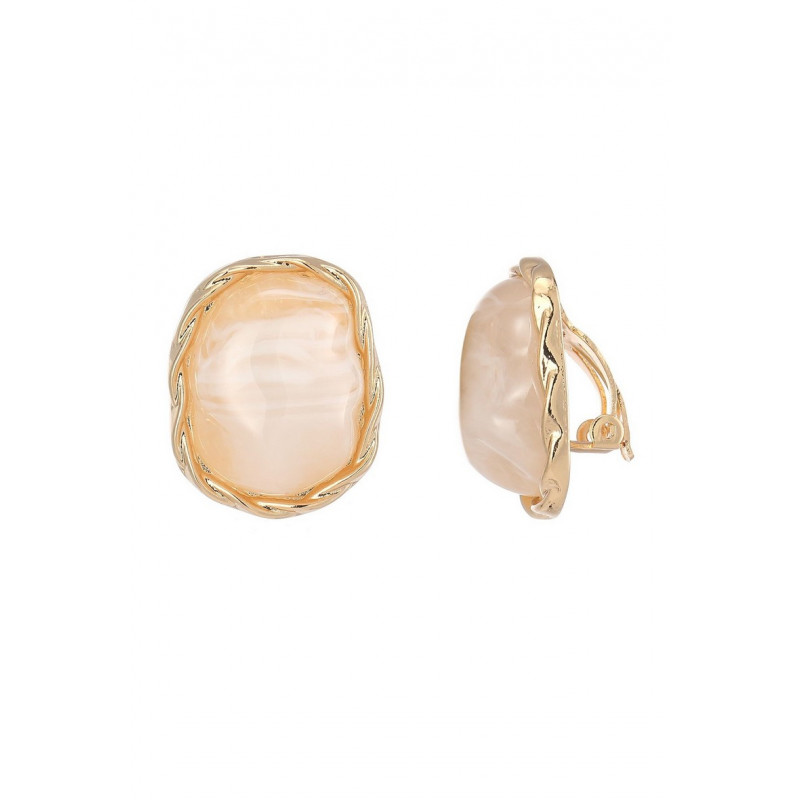 Femie - Boucle d'oreille clip Blanche