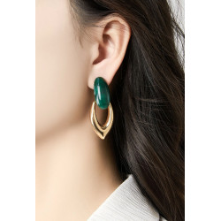 Noumayra - Boucle d'oreille clip Violette