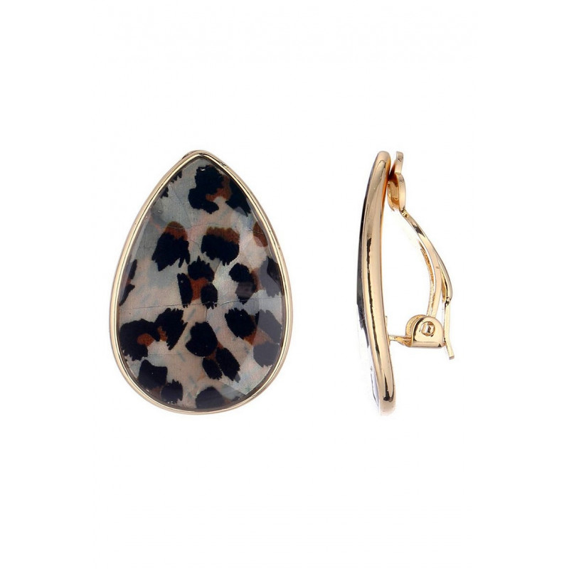 Nolene - Boucle d'oreille clip Beige