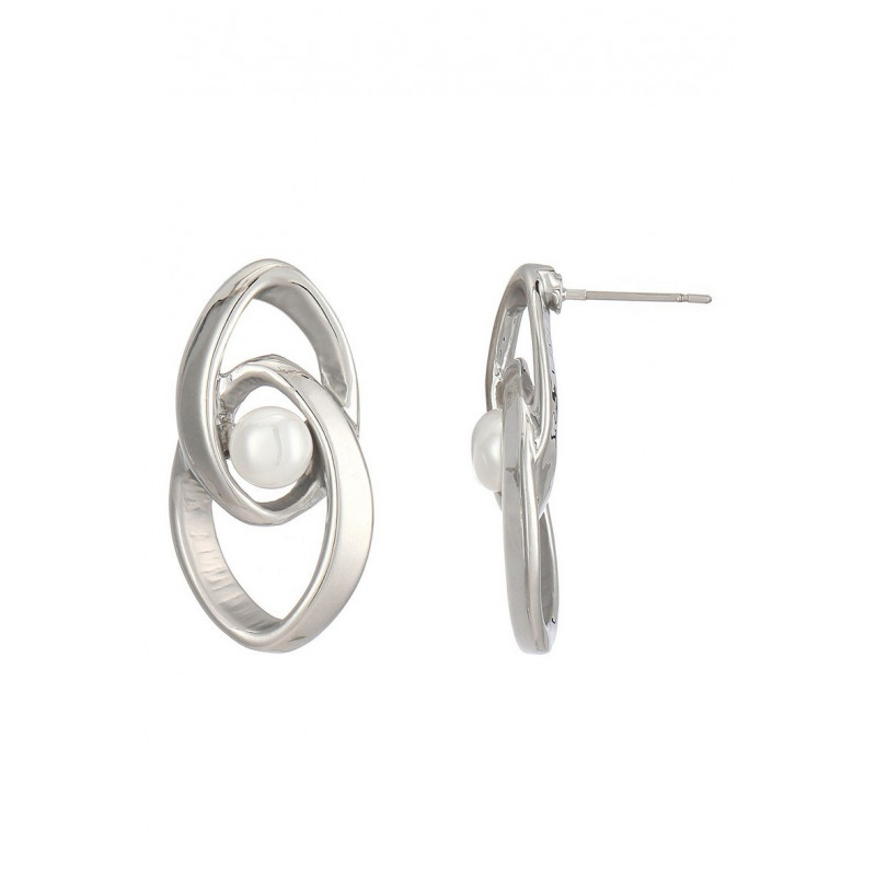 Ibrak - Boucle d'oreille tige Argentée