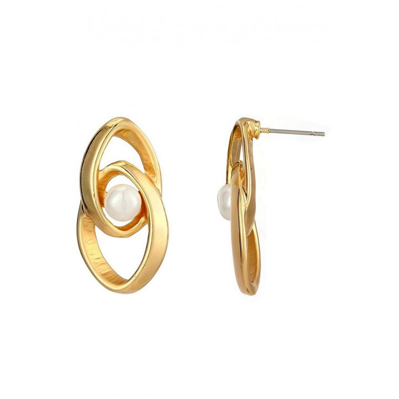 Ibrak - Boucle d'oreille tige Dorée