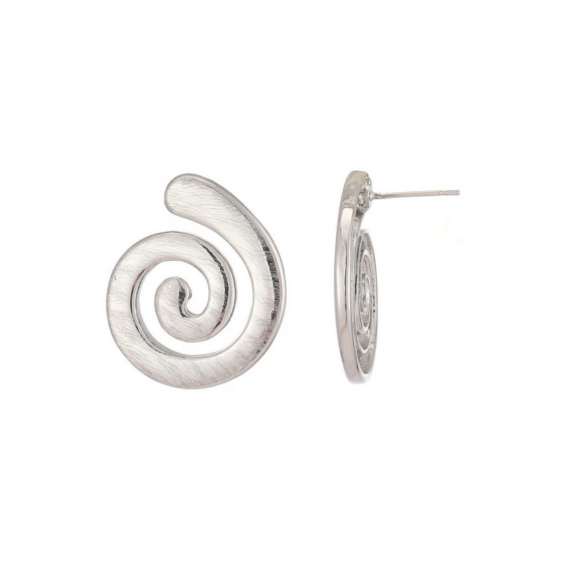 Idka - Boucle d'oreille tige Argentée