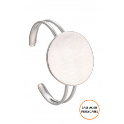 Inchirah - Bracelet réglable Argenté