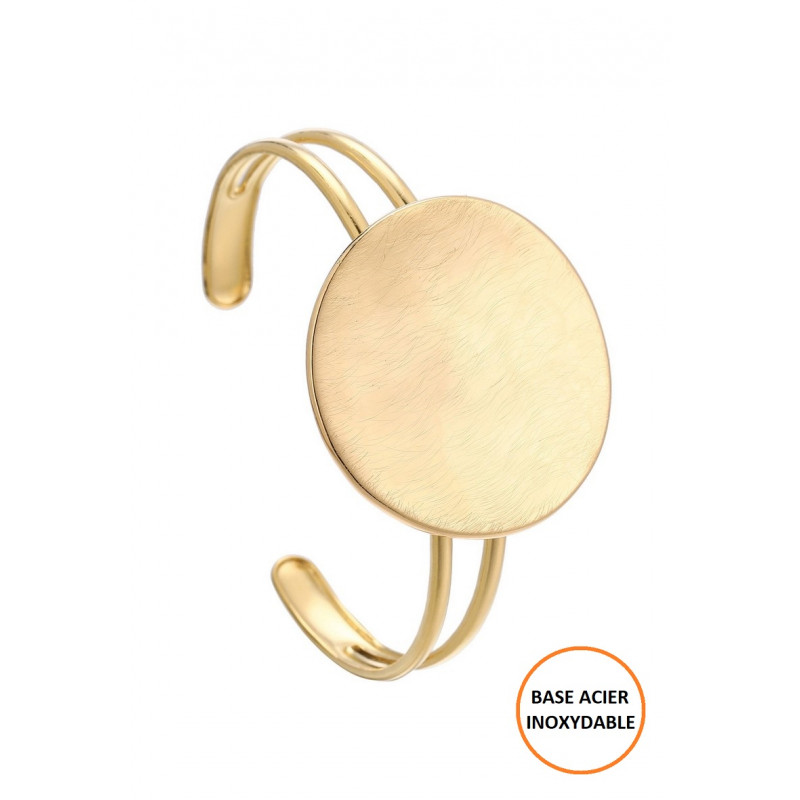 Inchirah - Bracelet réglable Doré