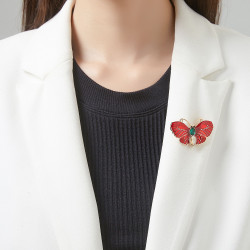 Orinda - Broche épingle bleue