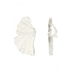 Narjes - Boucle d'oreille clip Argentée