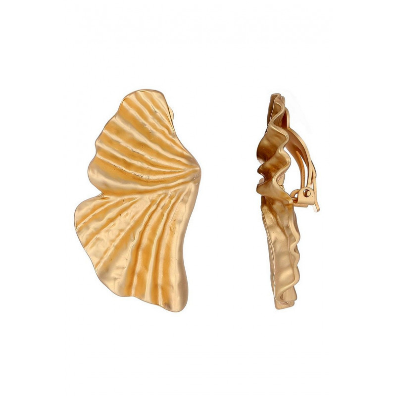 Narjes - Boucle d'oreille clip Dorée