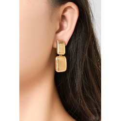 Narjis - Boucle d'oreille clip Argentée