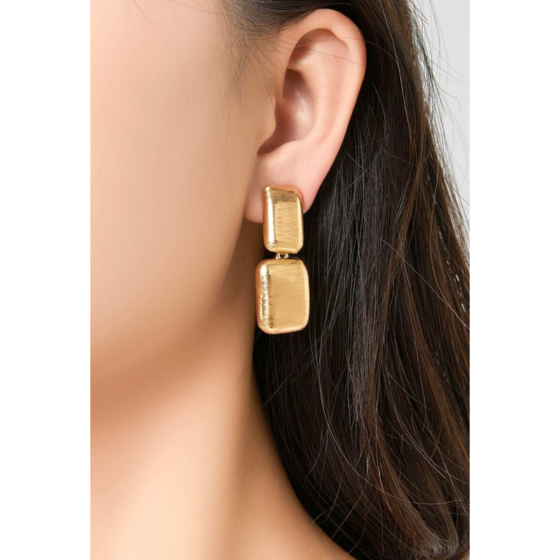 Narjis - Boucle d'oreille clip Dorée