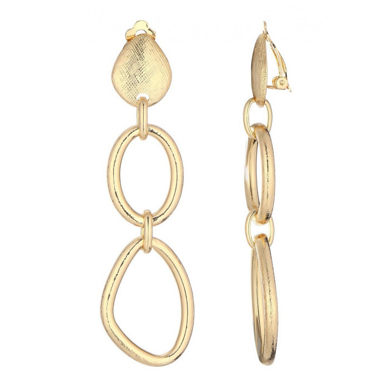 Narjissa - Boucle d'oreille clip Dorée