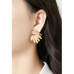 Noemie - Boucle d'oreille clip Argentée