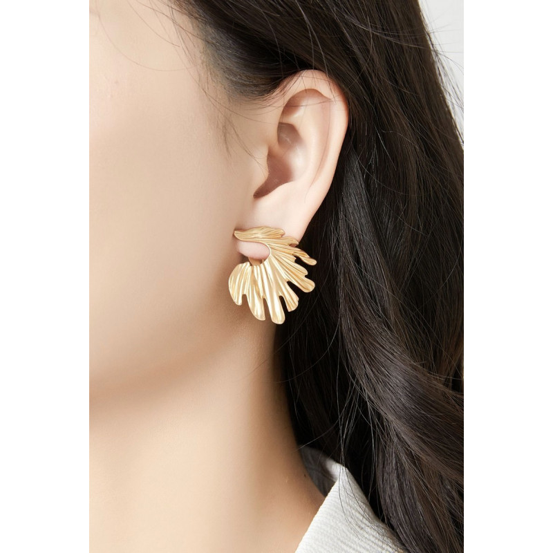 Noemie - Boucle d'oreille clip Dorée