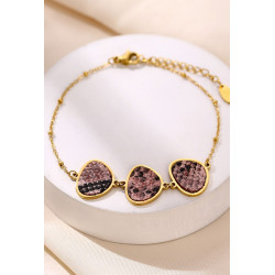 Yachme - Bracelet Acier Rose