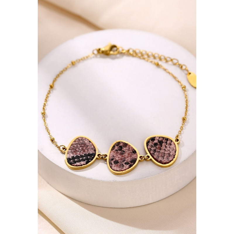 Yachme - Bracelet Acier Rose