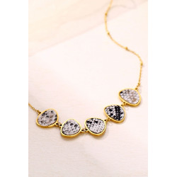 Yachme - Collier Acier Blanc