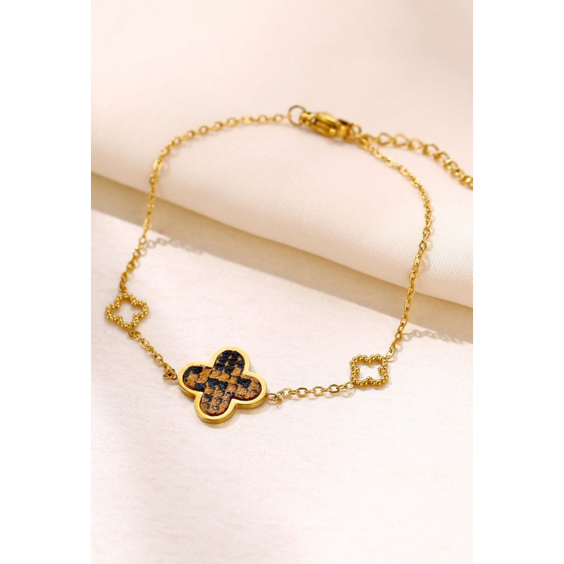 Yakout - Bracelet Acier Marron