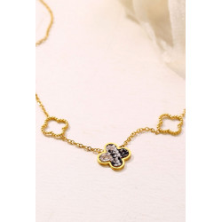 Yakout - Collier Acier Blanc