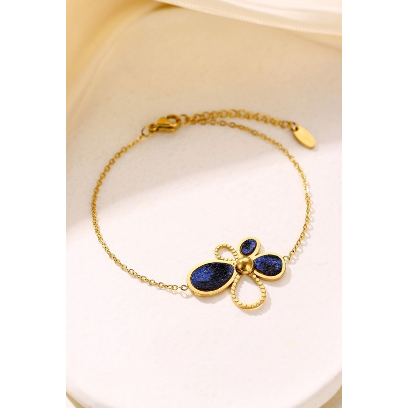 Yosra - Bracelet Acier Bleu