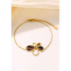 Yosra - Bracelet Acier Marron