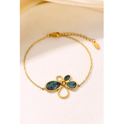 Yosra - Bracelet Acier Verte