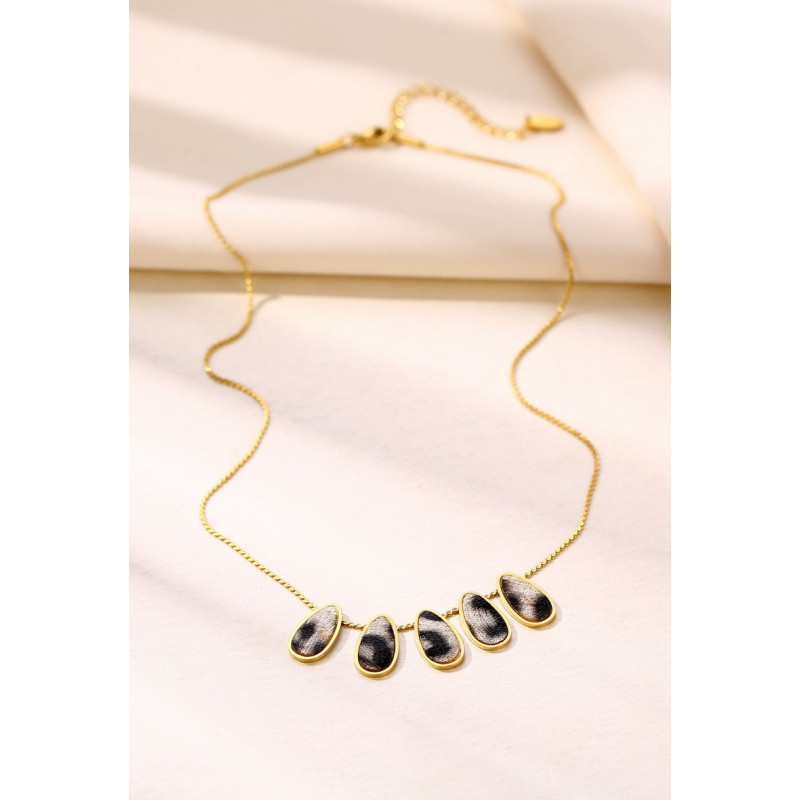 Yousra - Collier Acier Blanc