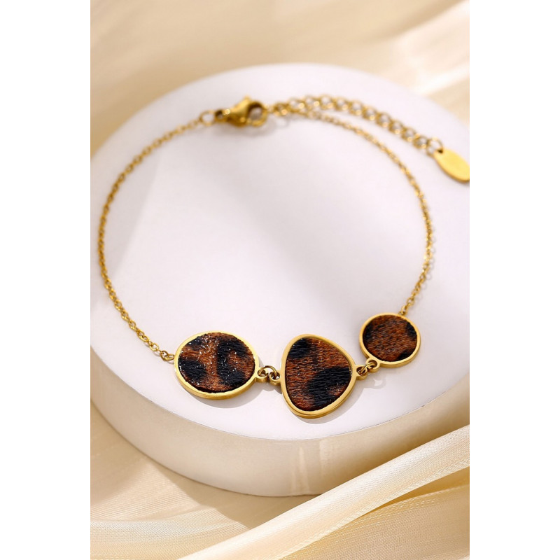 Yassira - Bracelet Acier Marron