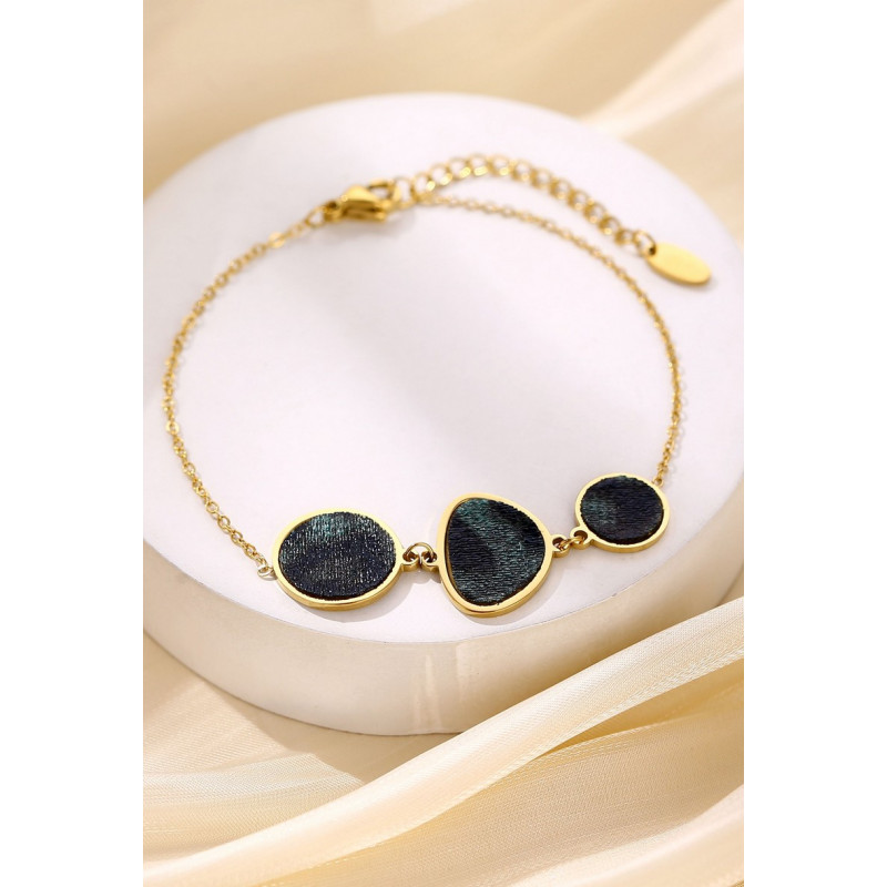 Yassira - Bracelet Acier Vert