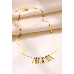 Yawaqit - Collier Acier Blanc