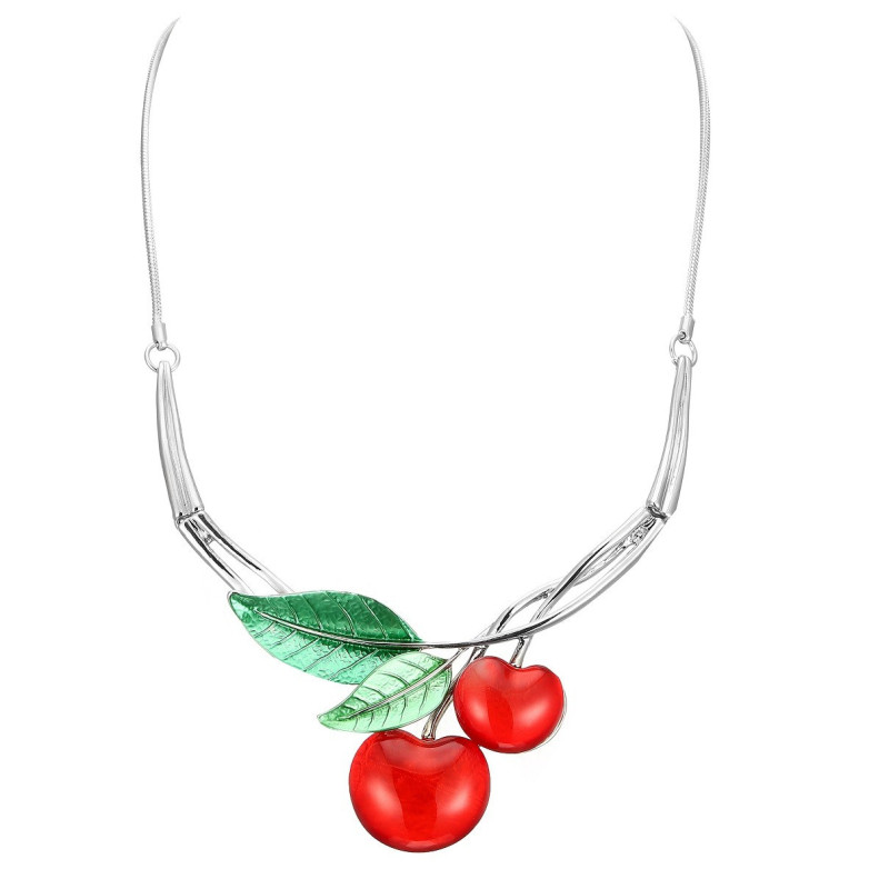 Lisa - Collier rouge