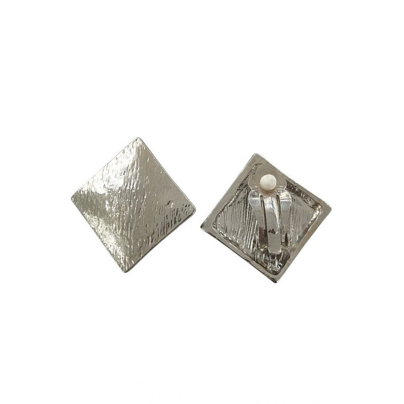 Jinu - Boucle d'oreille clip Argentée