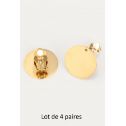 Tête de clip en Acier Rond...