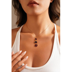 Yassira - Collier Acier Blanc