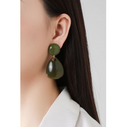 Ebdar - Boucle d'oreille clip Bleue