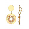 Fernandi - Boucle d'oreille clip Beige