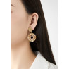 Fernandi - Boucle d'oreille clip Marron