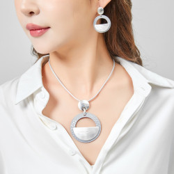 Icha - Collier doré rose