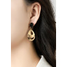 Nimue - Boucle d'oreille clip Noire