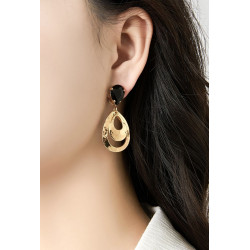 Nimue - Boucle d'oreille clip Taupe