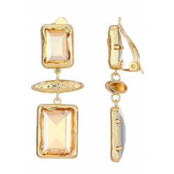 Nonna - Boucle d'oreille clip Beige