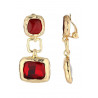Nontle - Boucle d'oreille clip Rouge
