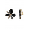 Xiuli - Boucle d'oreille clip Noire