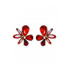 Xiuli - Boucle d'oreille clip Rouge