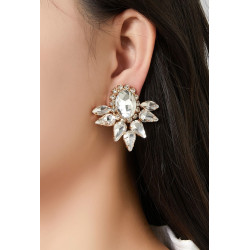 Xochilt - Boucle d'oreille clip Noire