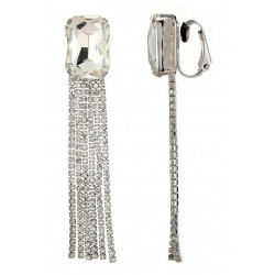 Xalbadora - Boucle d'oreille clip Argentée