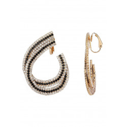 Xue - Boucle d'oreille clip Dorée