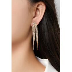 Xianqian - Boucle d'oreille clip Argentée