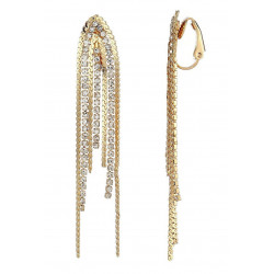 Xianqian - Boucle d'oreille clip Dorée